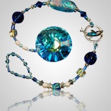 Ash Beads Aquamarine Suncatcher