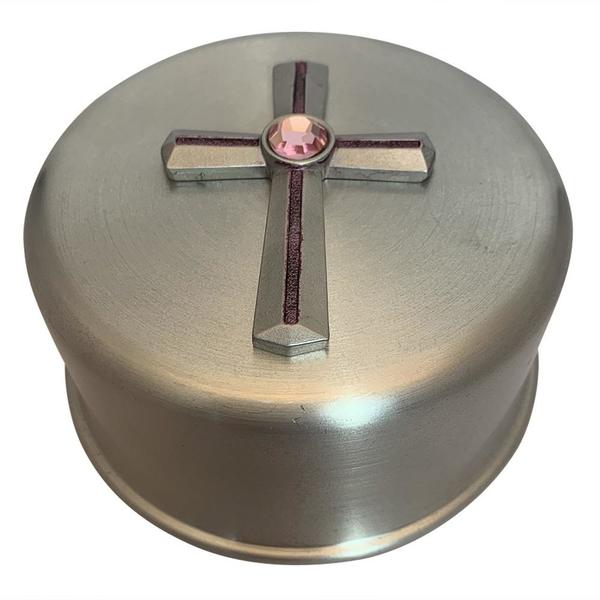 Child Pink Cross Small Urn