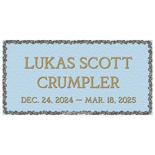 Petite Rose Bronze Plaques