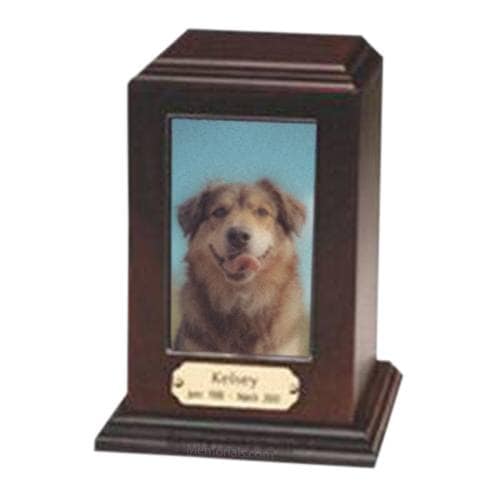 Photo Wood Pet Cremation Urn