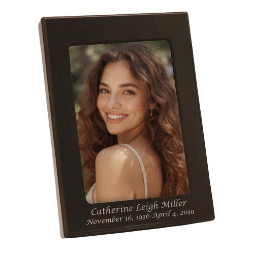 Picture Wood Keepsake Cremation Urn