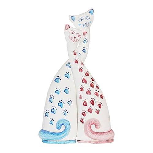 Pink and Blue Cat Cremation Urns