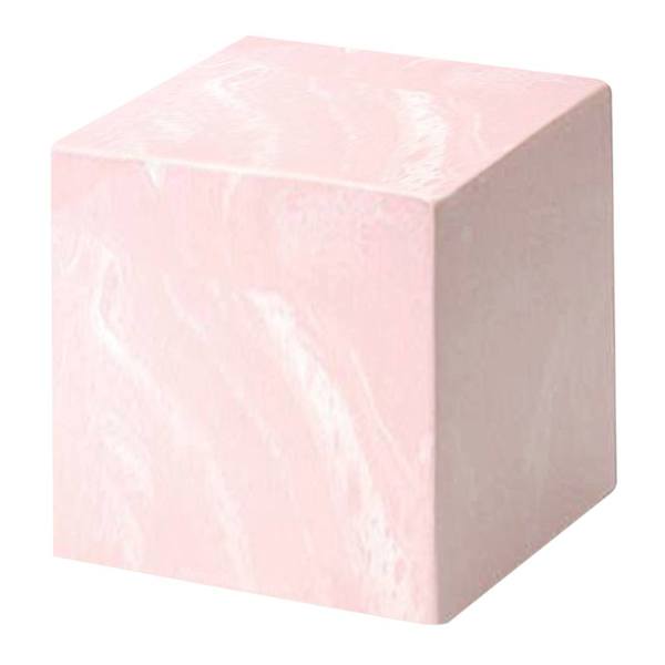 Pink Cube Pet Cremation Urn