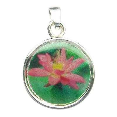 Pink Flower Keepsake Jewelry