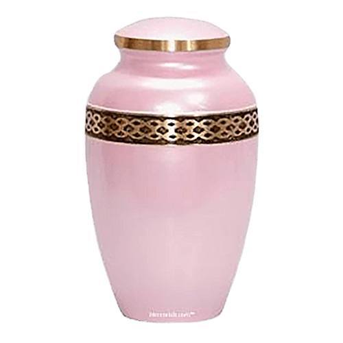 Pink Ice Cremation Urn