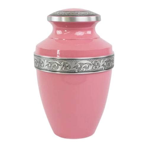 Pink Individual Cremation Urn