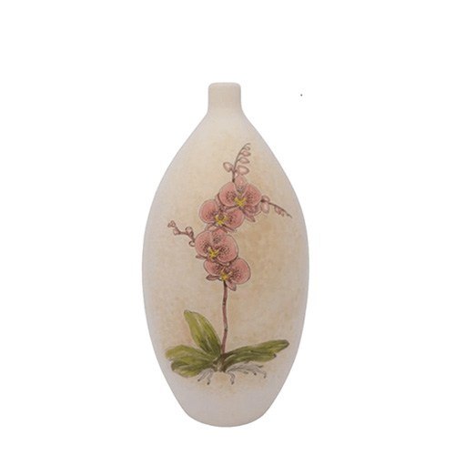 Pink Orchid Plant Medium Cremation Urn