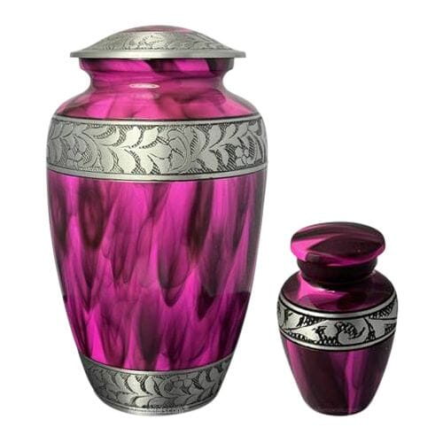 Pink Rain Cremation Urns