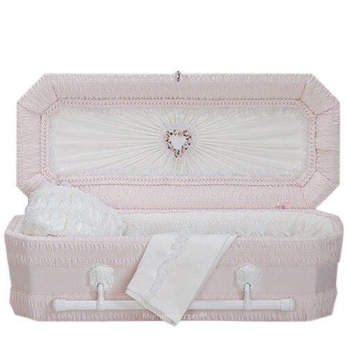 Pink Ray Medium Child Casket