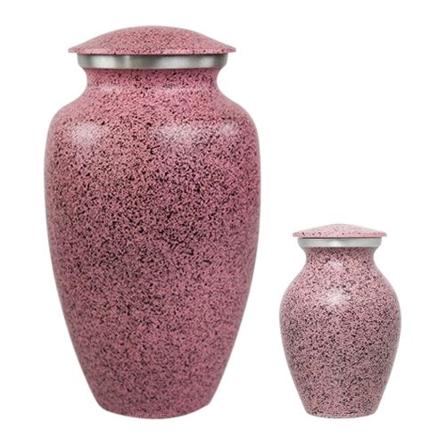Pink Speckled Cremation Urns