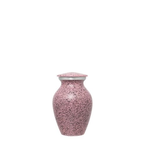 Pink Speckled Keepsake Cremation Urn