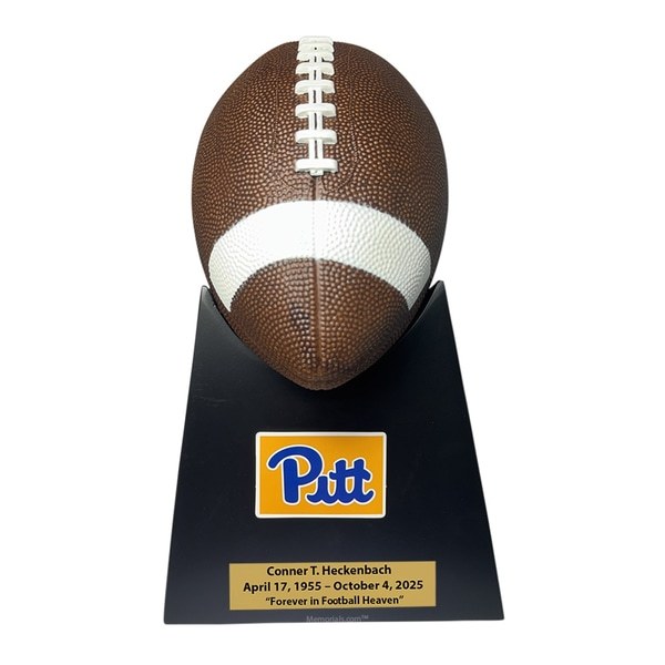 Pittsburgh Panthers Football Cremation Urn