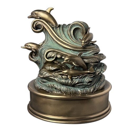 Playful Dolphins Cremation Urn