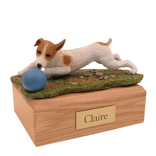 Playful Jack Russell Terrier Medium Dog Urn