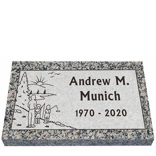 Precious Moments Granite Grave Marker 20 x 10