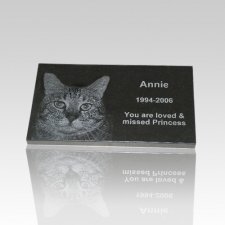 Black Granite Medium Pet Stone