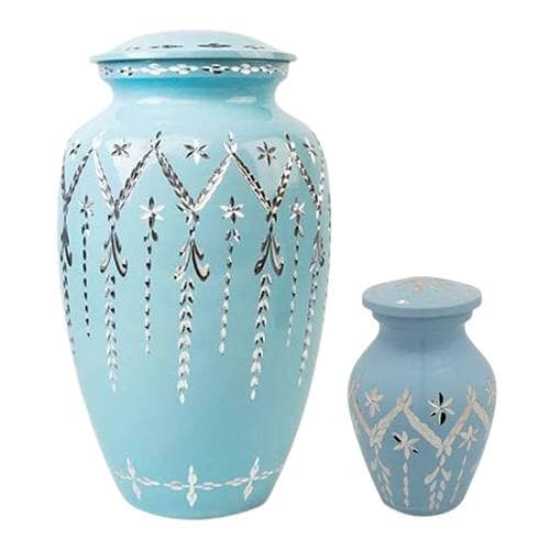 Prestige Sky Blue Memorial Urns