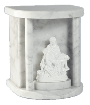 Lady Pieta Carrara Cremation Urn