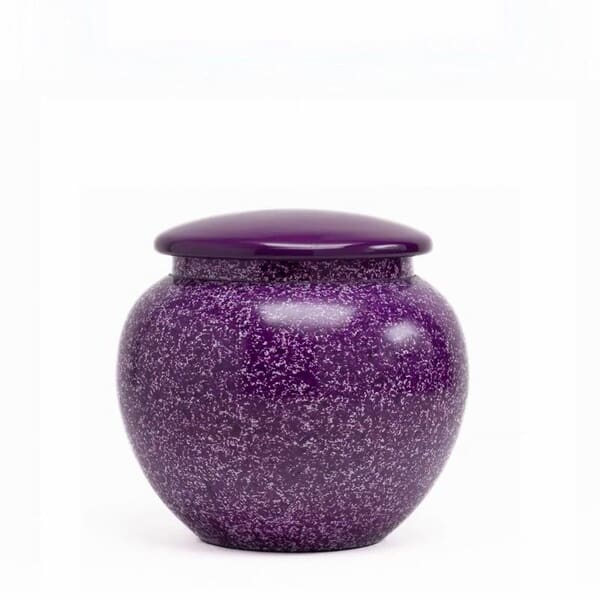 Purple Sky Small Memorial Pet Urn