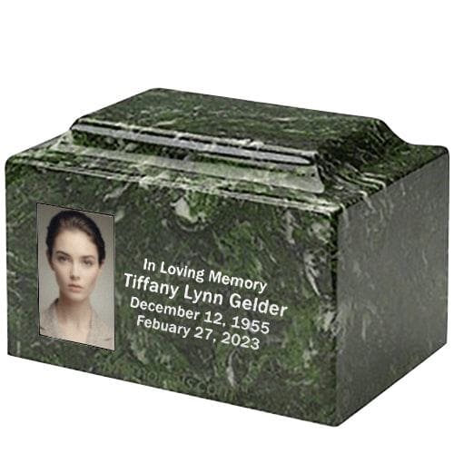 Python Marble Photo Urn