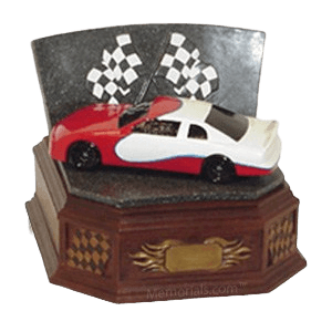 Red Race Car Cremation Urn
