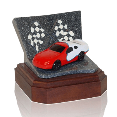 Red Race Car Keepsake Cremation Urn