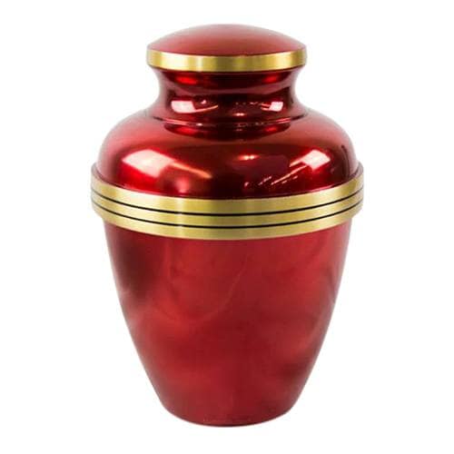 Red Royal Memorial Cremation Urn
