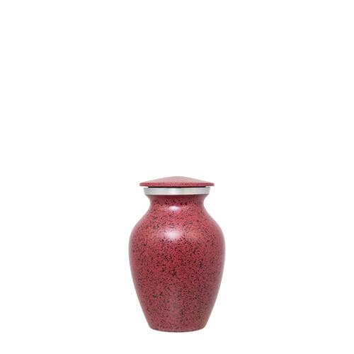 Red Speckled Keepsake Cremation Urn