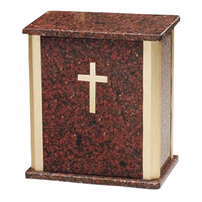 Bethany Holly Cross Cremation Urn