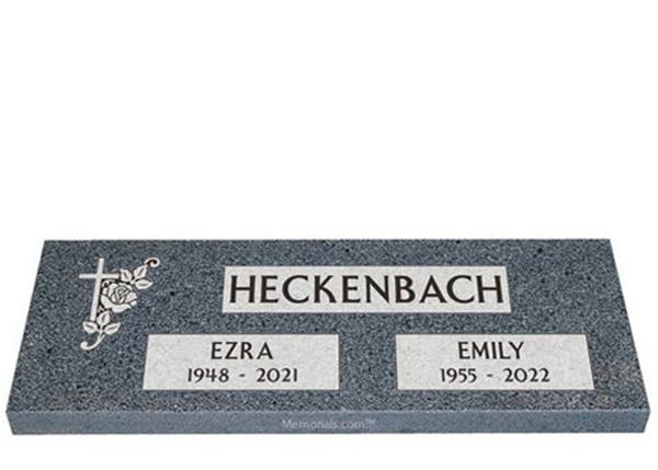 Resting Place Companion Granite Headstone 40 x 14