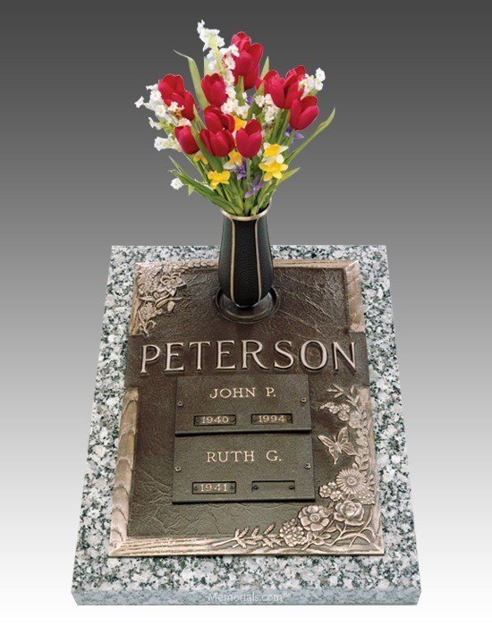 Resurrection Companion Cremation Grave Marker 16 x 24