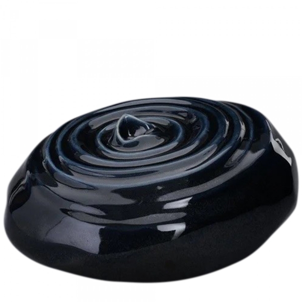 Ripple Black Cremation Urn