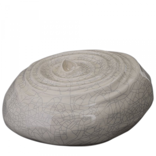 Ripple Crackled Cremation Urn