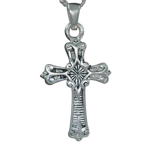 Cremation Jewellery Memorial Ash Urn Pendant Engraving Personalised Cross 