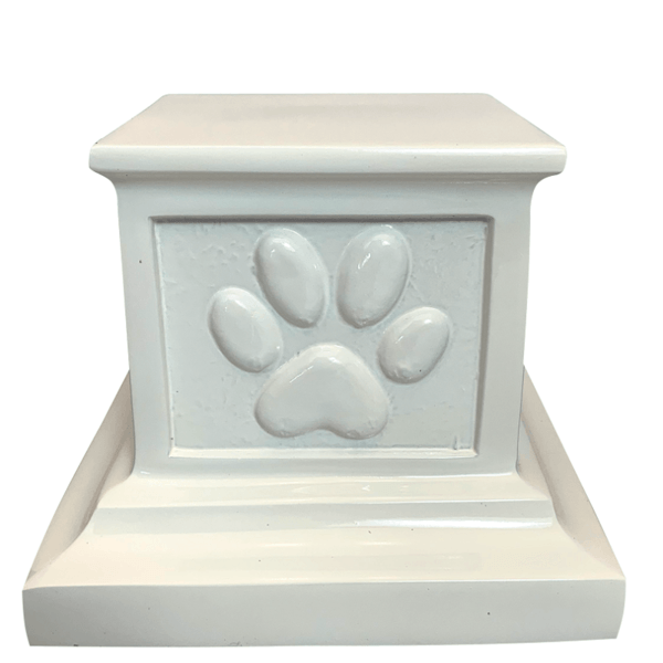 Roman White Paw Urn