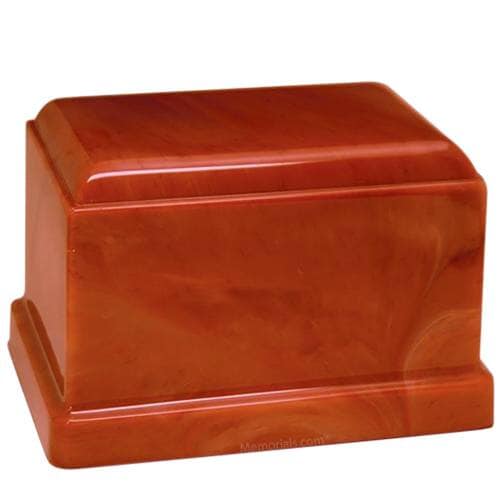 Rose Bloom Red Cultured Cremation Urn Rose Bloom Red Cultured Cremation Urn