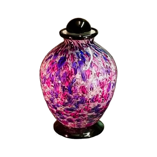 Rose Pet Glass Urn