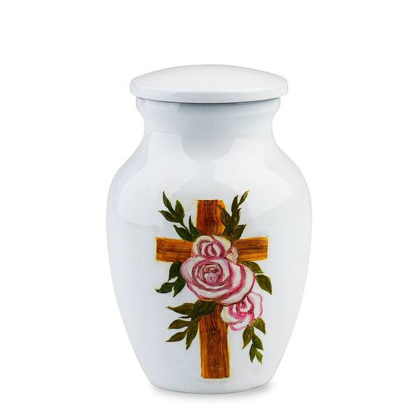 Rose Cross Keepsake Urn