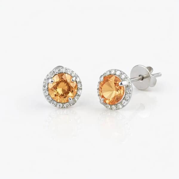 Royal Antique Cremation Diamond Earrings