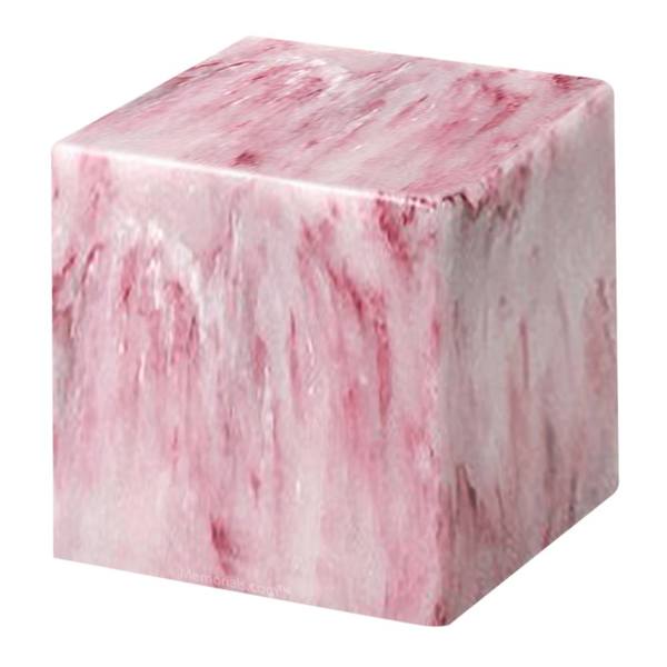Ruby Cube Pet Cremation Urn