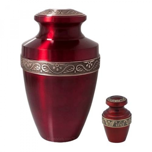 Ruby Metal Cremation Urns