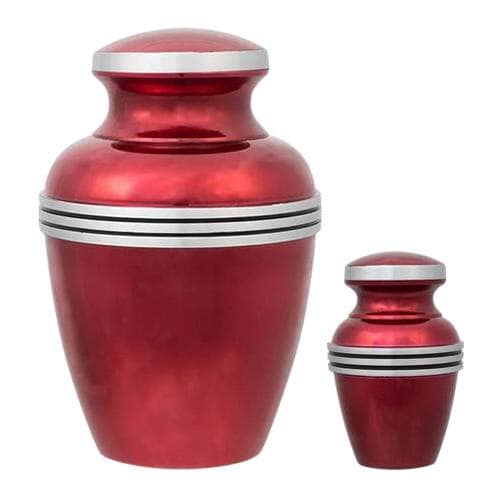 Ruby Red Memorial Urns