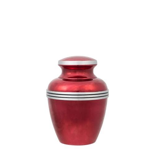 Ruby Red Small Memorial Urn