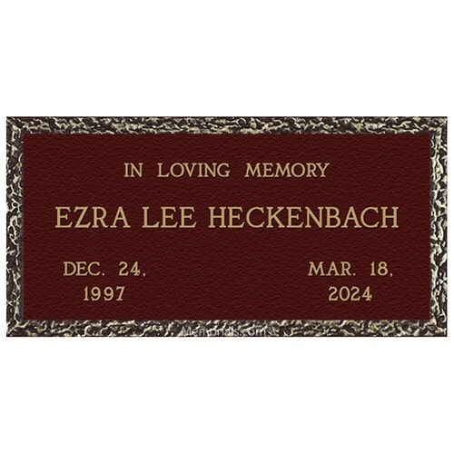 Rural Bronze Plaque