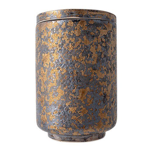 Rustic Bronze Ceramic Urn