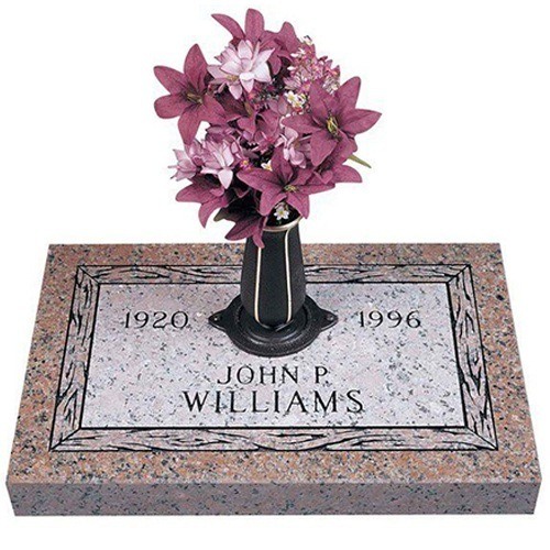 Rustic Granite Grave Marker 24 x 12