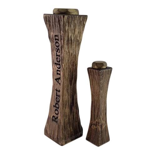 Rustic Scattering Wood Cremation Urn