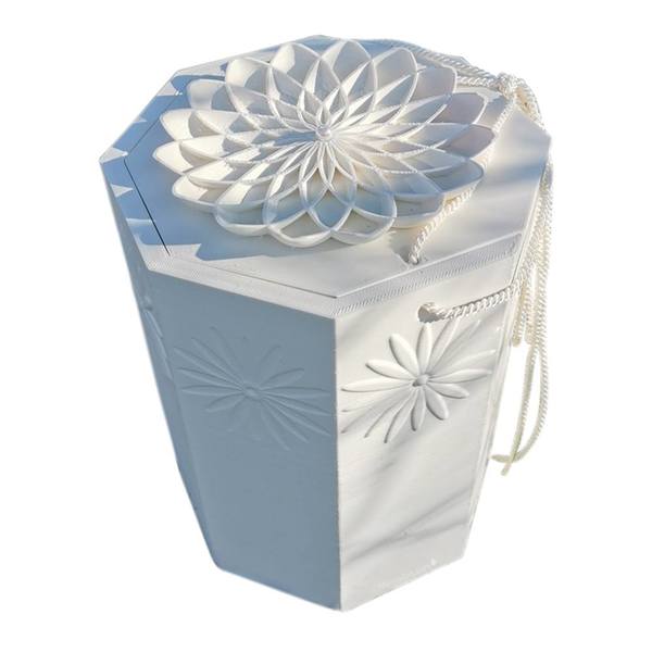 Sacred Flower Biodegradable Urn