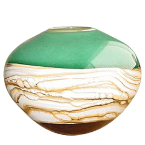 Sphere Sage Cremation Urn For Two