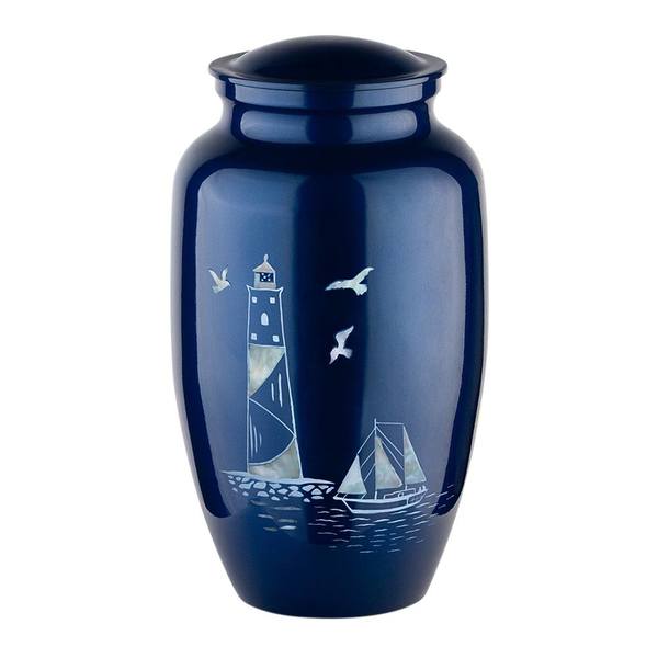 Sailing Home Metal Urn